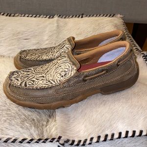 Twisted X Brown and Cream Women's Shoes